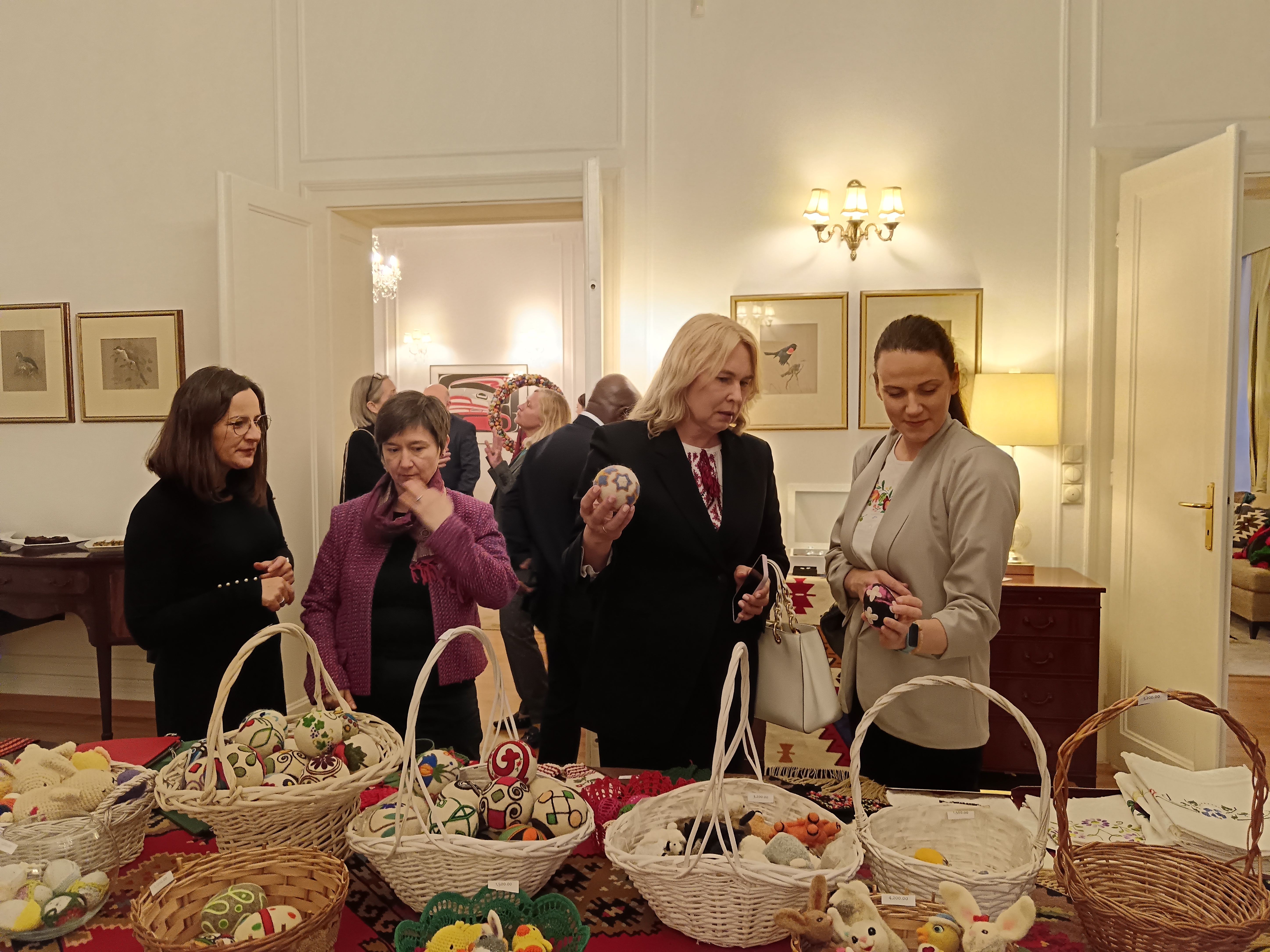 Easter bazaar at the Canadian residence