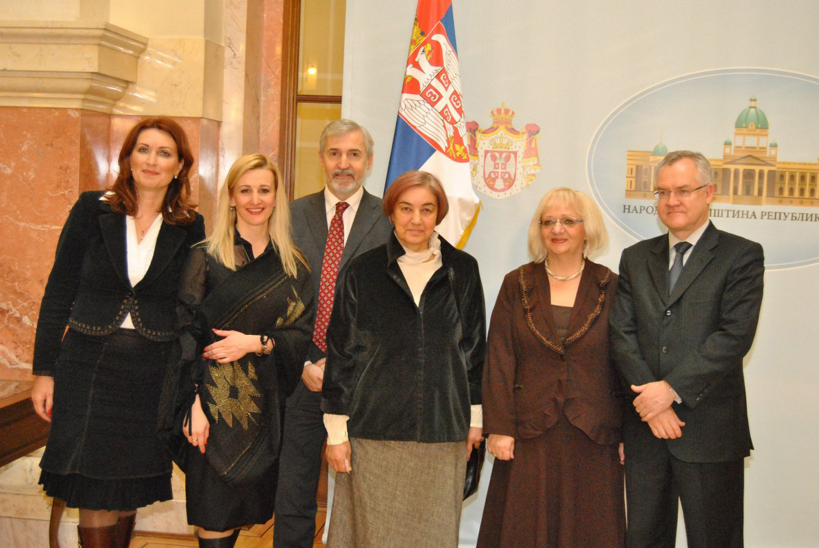Reception at the Serbian Parliament