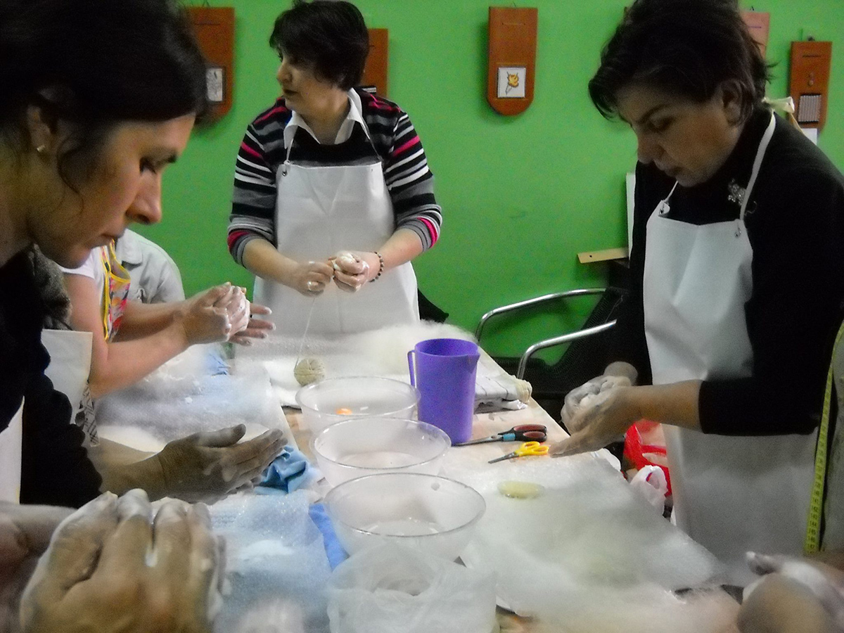  Felting workshop in Pancevo