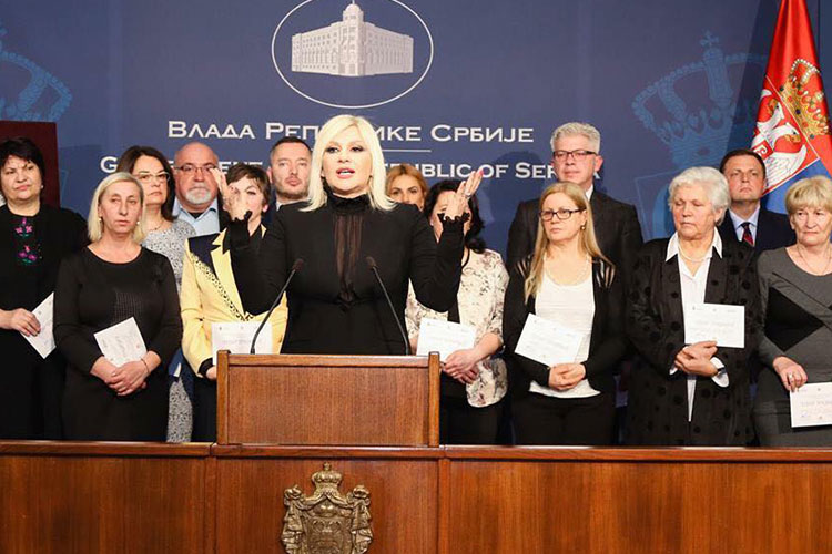 Reception at the Government of Serbia to mark International Women’s Day